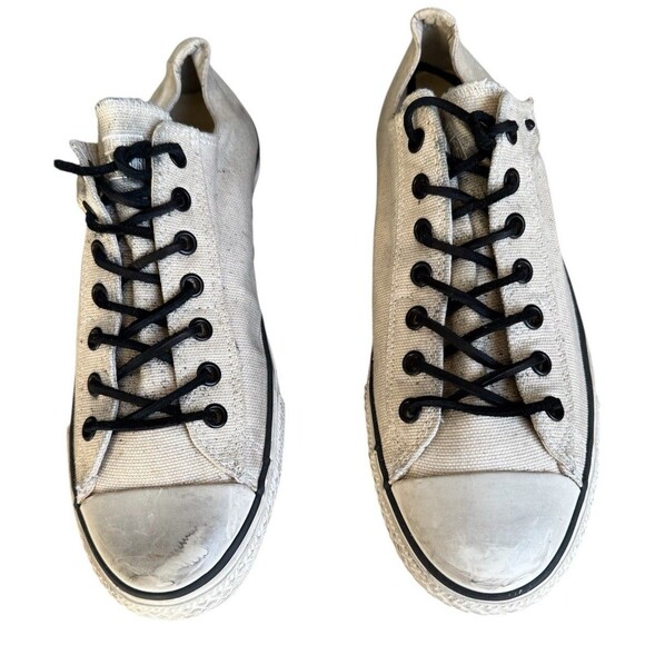 Converse X John Varvatos Cream Cap Toe Sneakers Men’s Size 12 142951C - Picture 3 of 10